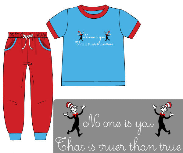 RTS: NO ONE IS YOU BOY JOGGER SET