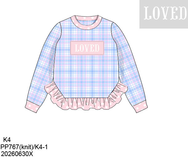 PO32: SMOCKED SETS GIRL SHIRT ONLY