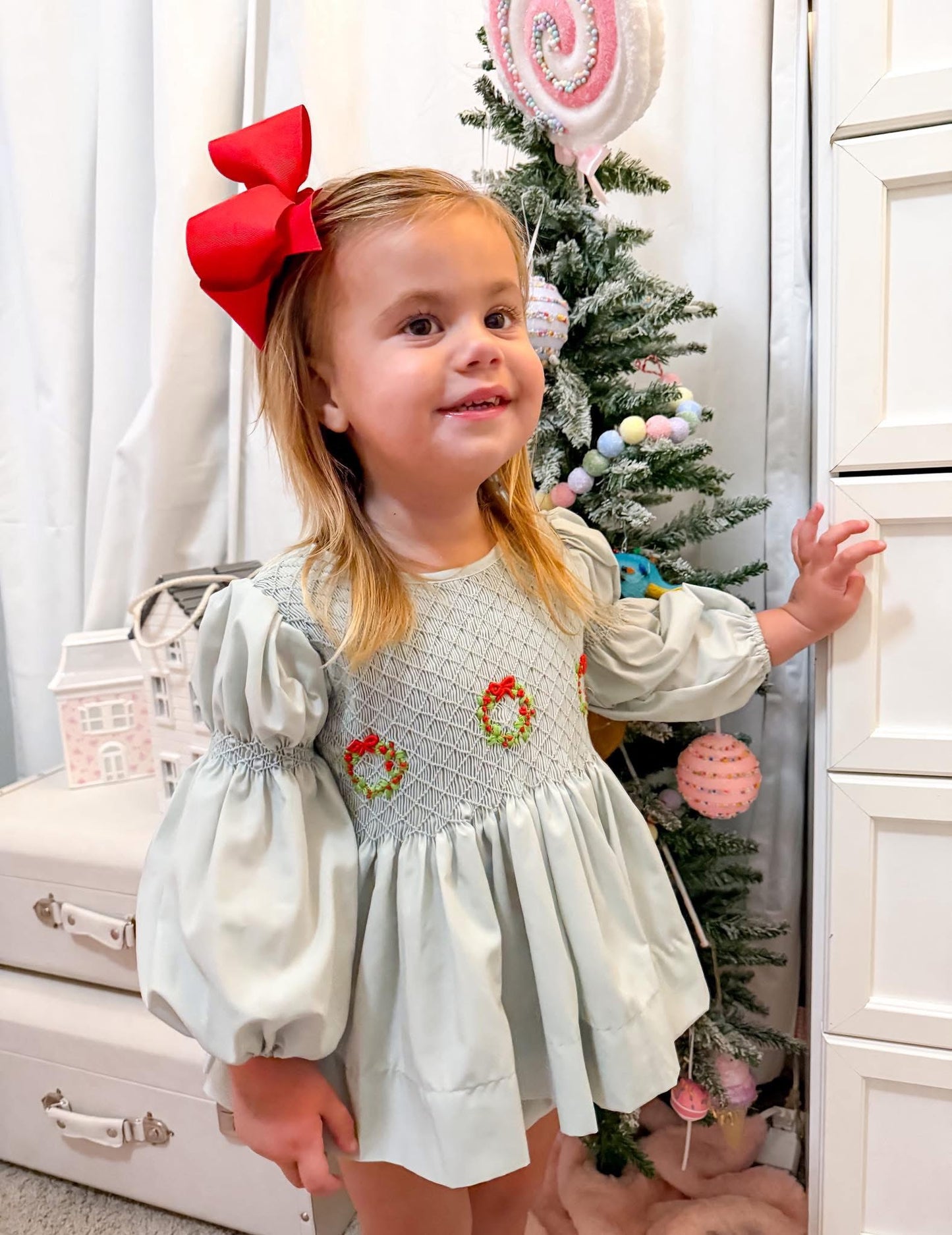 RTS: SAGE WREATHS DIAPER SET (DRESS LENGTH FOR 5T+)