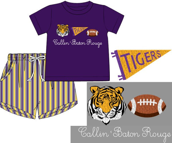 RTS: CALLIN' BATON ROUGE BOY SHORT SET
