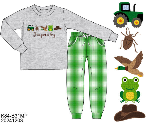 PO32: I’M JUST A BOY JOGGER SET