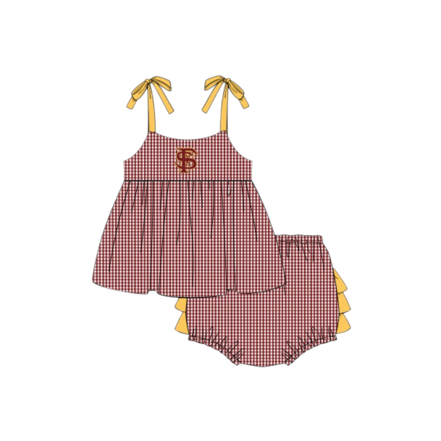 RTS: FLORIDA STATE COLLEGIATE DIAPER SET