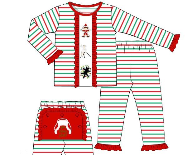 RTS: CHRISTMAS VACATION GIRL PJS
