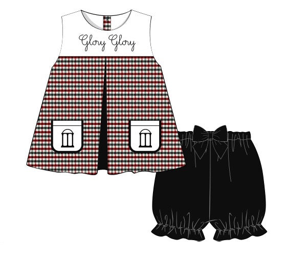 RTS: GLORY GLORY GIRL BUBBLE SHORT SET