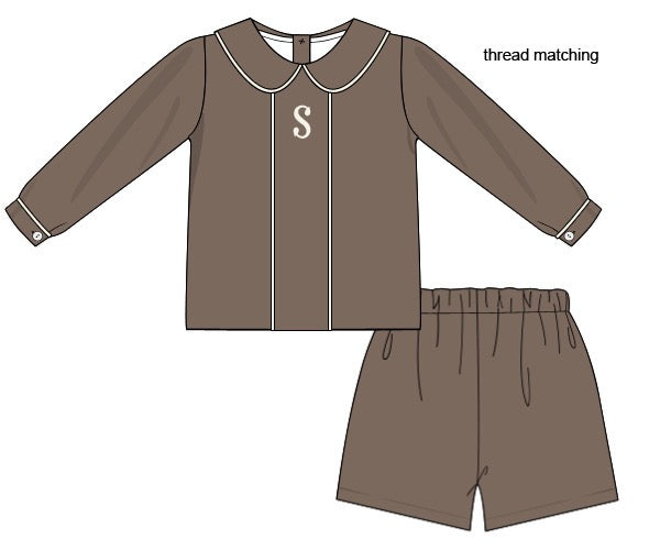 RTS: HARVEST BLOOMS BOY SHORT SET