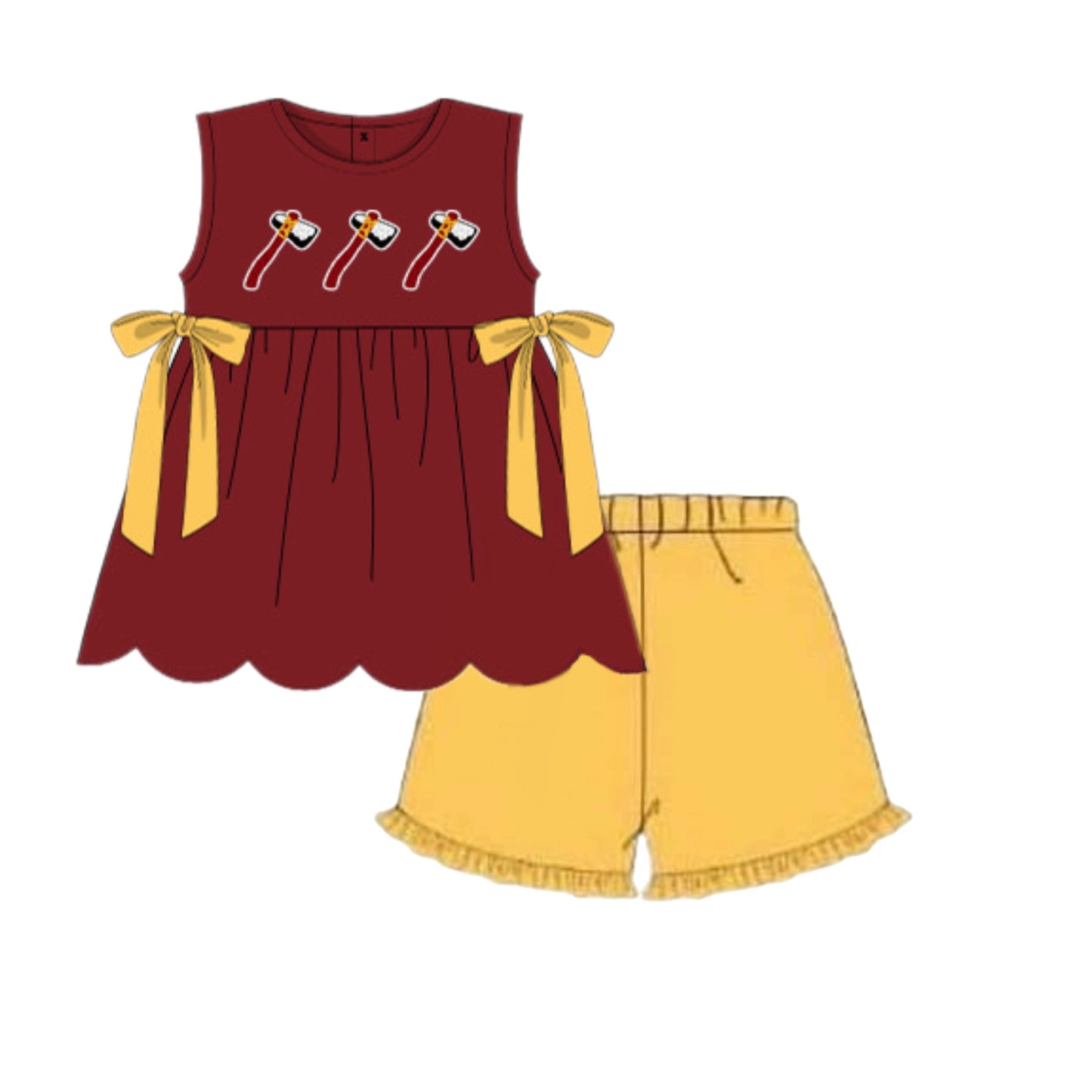RTS: TOMAHAWK GIRL SHORT SET