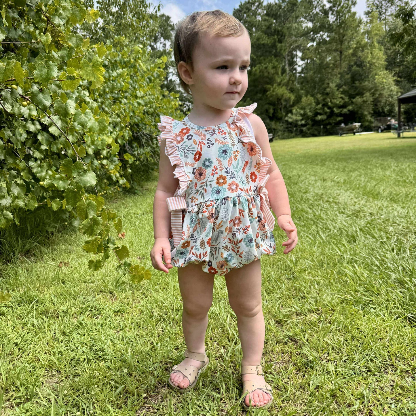 RTS: Peachy Floral Play - Girl Bubble