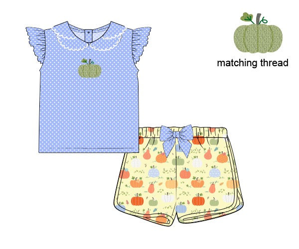RTS: FUNKY PUMPKINS GIRL SHORT SET