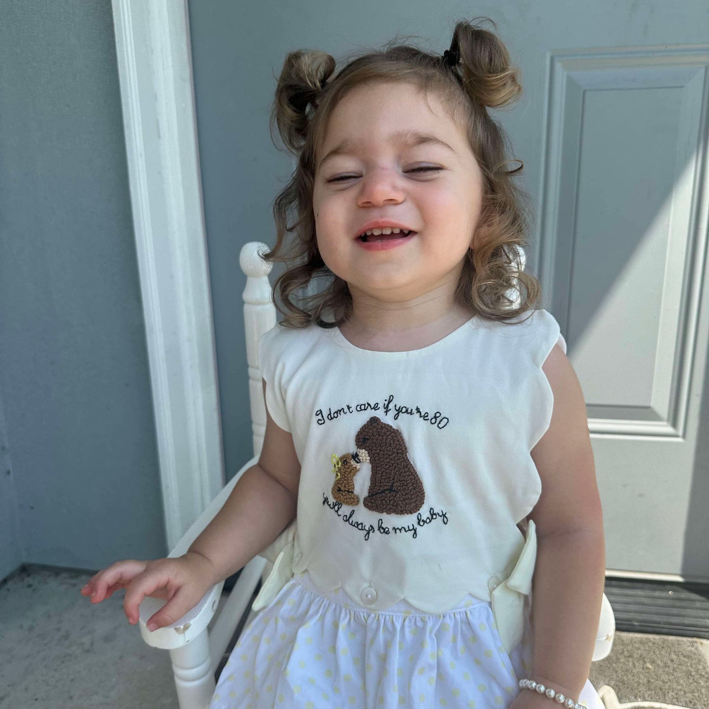 RTS: YOU'LL ALWAYS BE MY BABY GIRL DIAPER SET