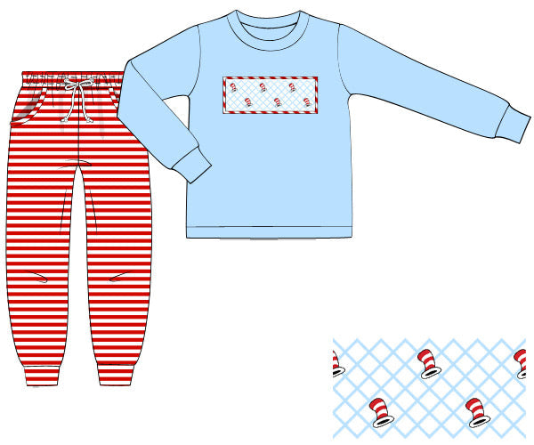 RTS: HATS OFF TO FUN BOY JOGGER SET
