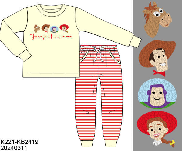 PO31: ANDY'S PALS (WINTER) BOY JOGGER SET