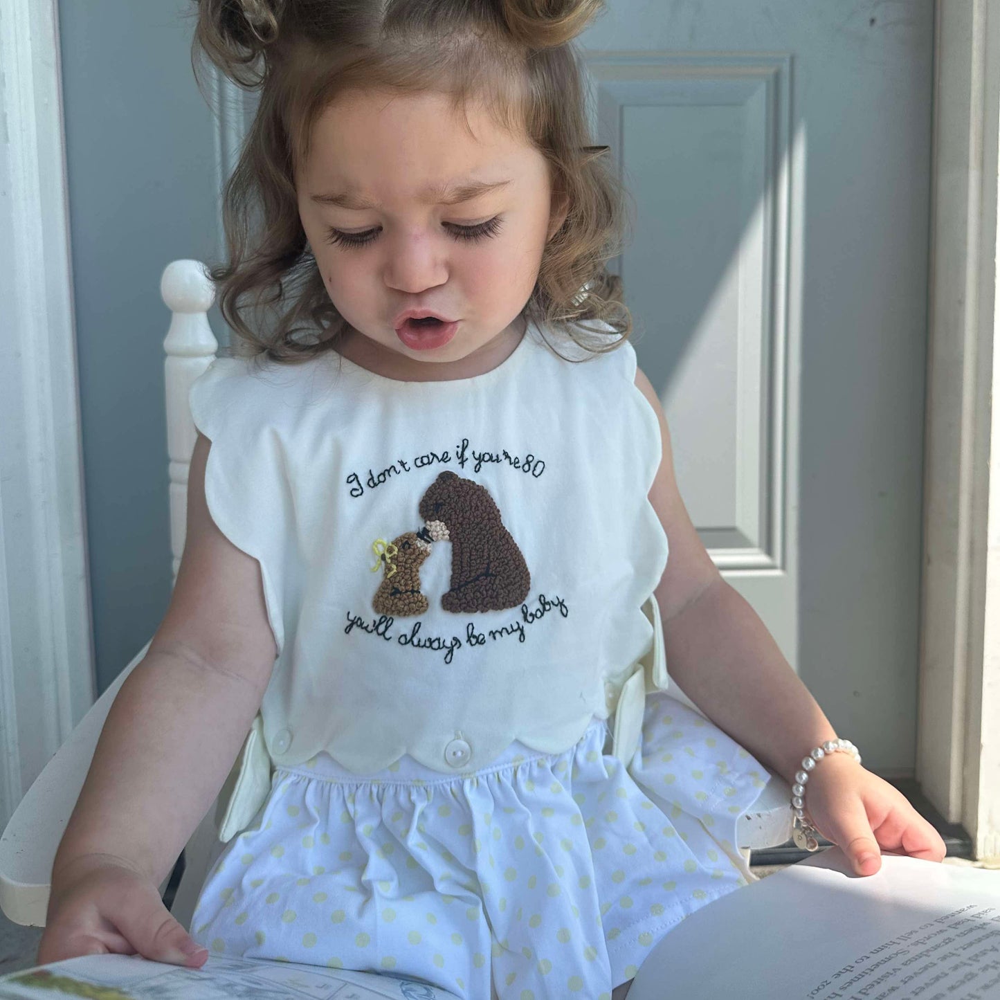 RTS: YOU'LL ALWAYS BE MY BABY GIRL DIAPER SET