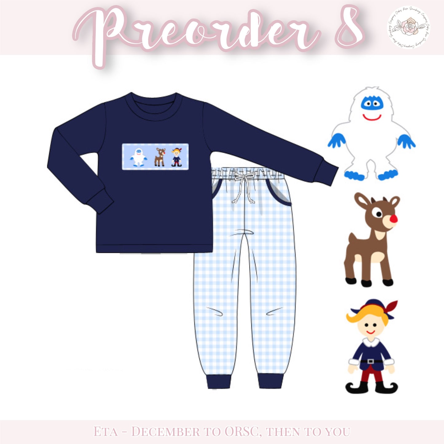 RTS: RUDOLPH & FRIENDS BOY JOGGER SET
