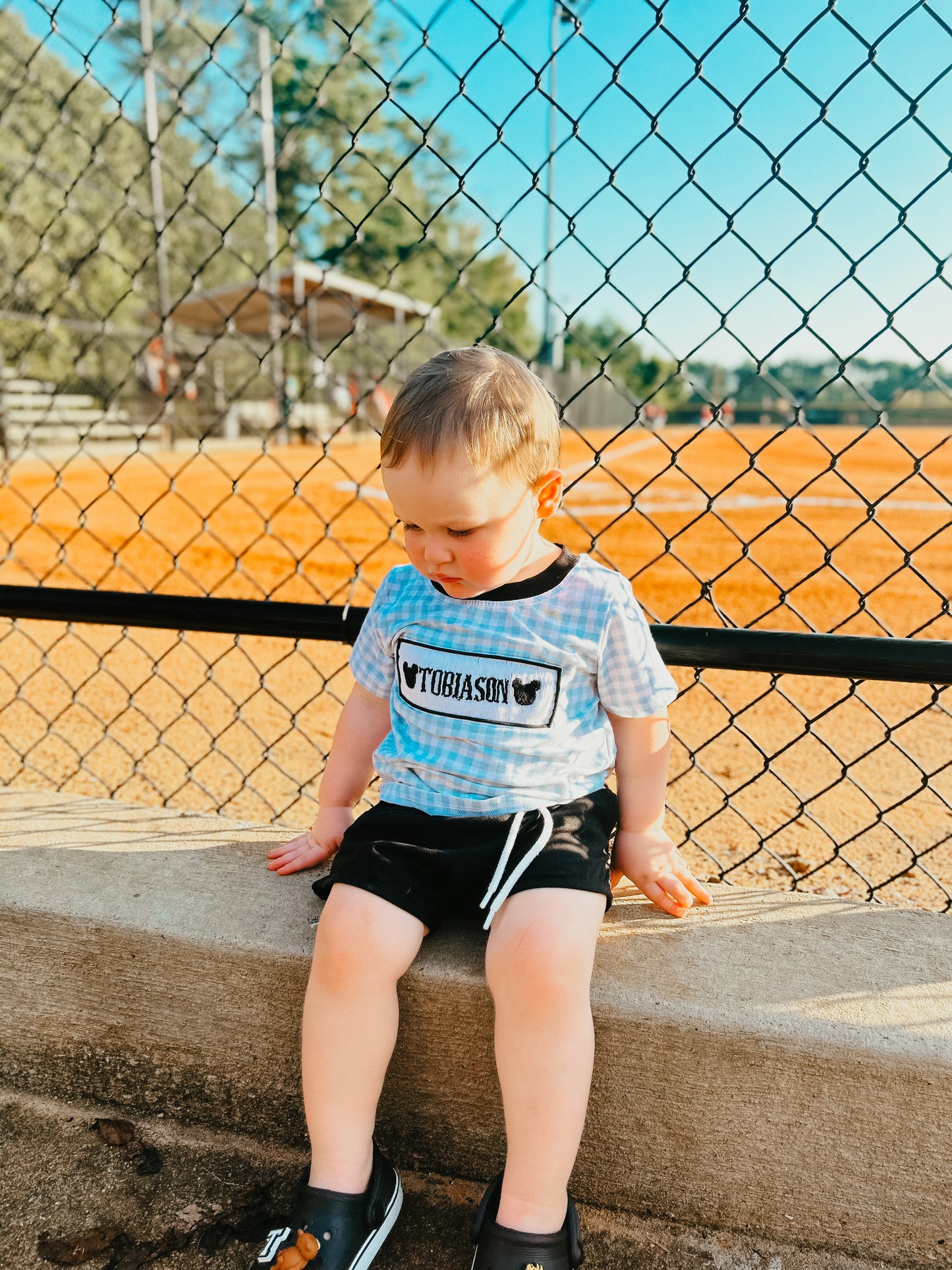 Preorder 26: Mouse Name Smocks Boy Short Set