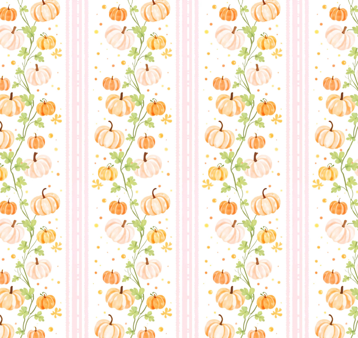 RTS: PASTEL PETALS & PLAID PUMPKINS GIRL SKIRTED BUBBLE