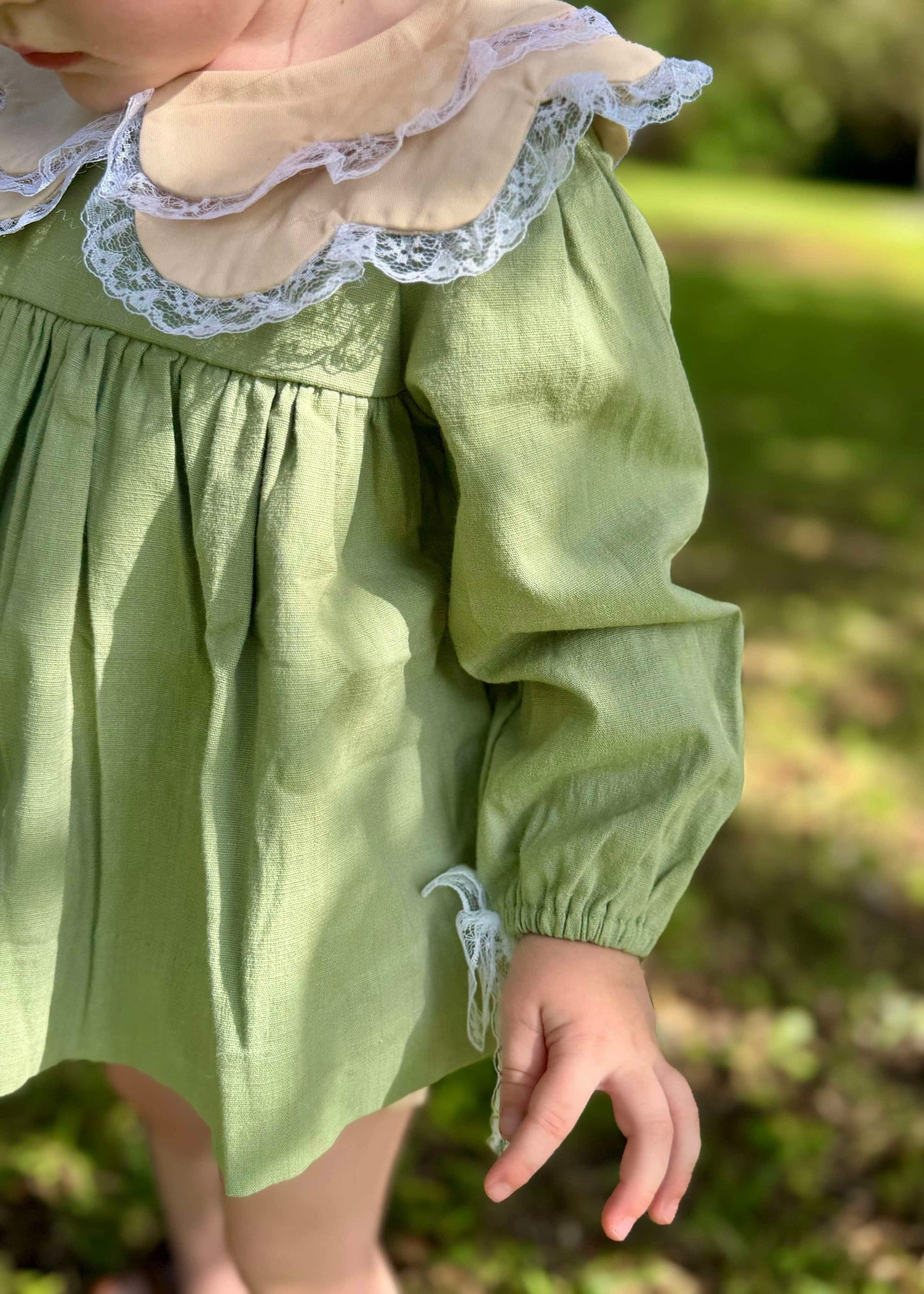 RTS: OLIVE FALL FAMILY GIRL DIAPER SET