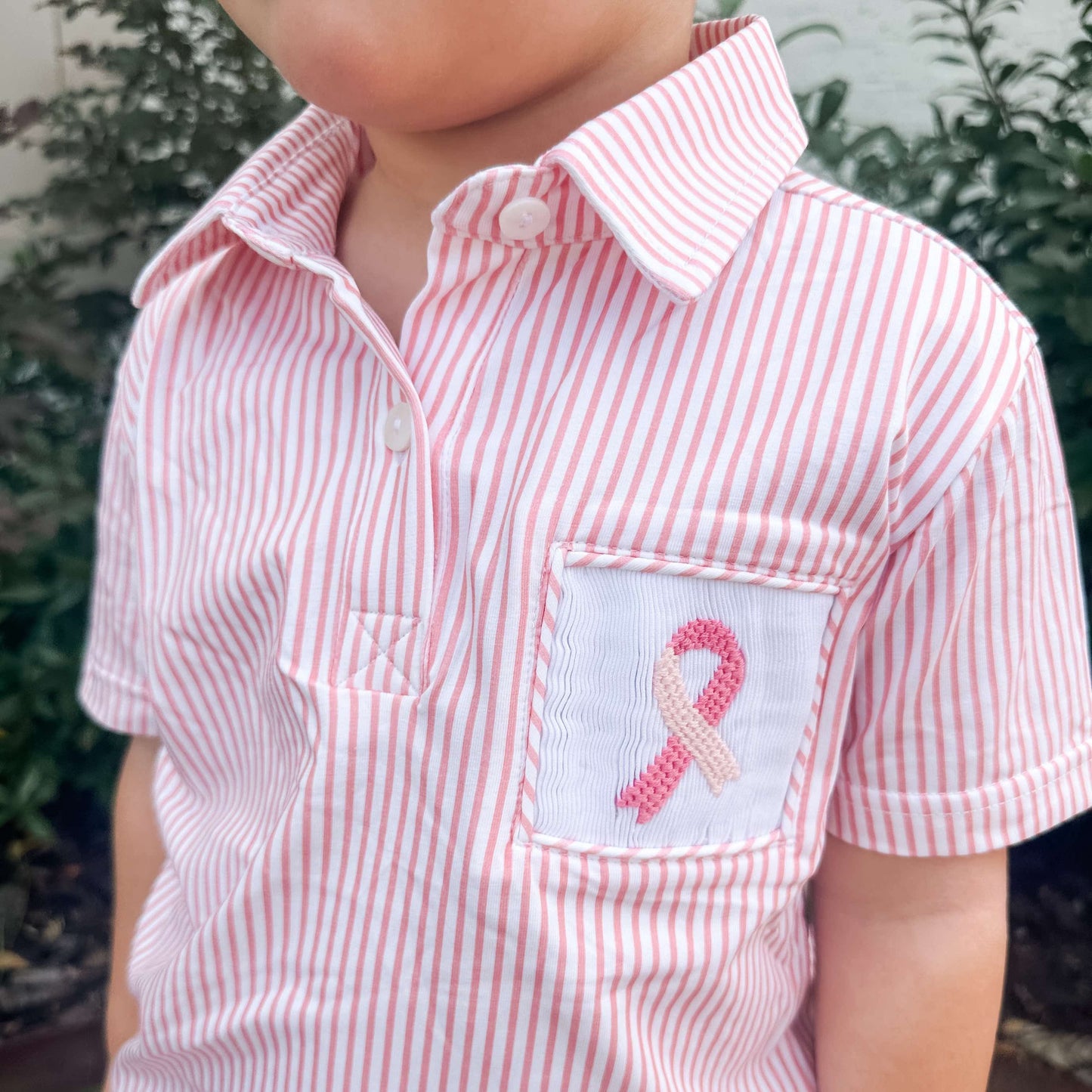 RTS: BREAST CANCER AWARENESS BOY SHIRT