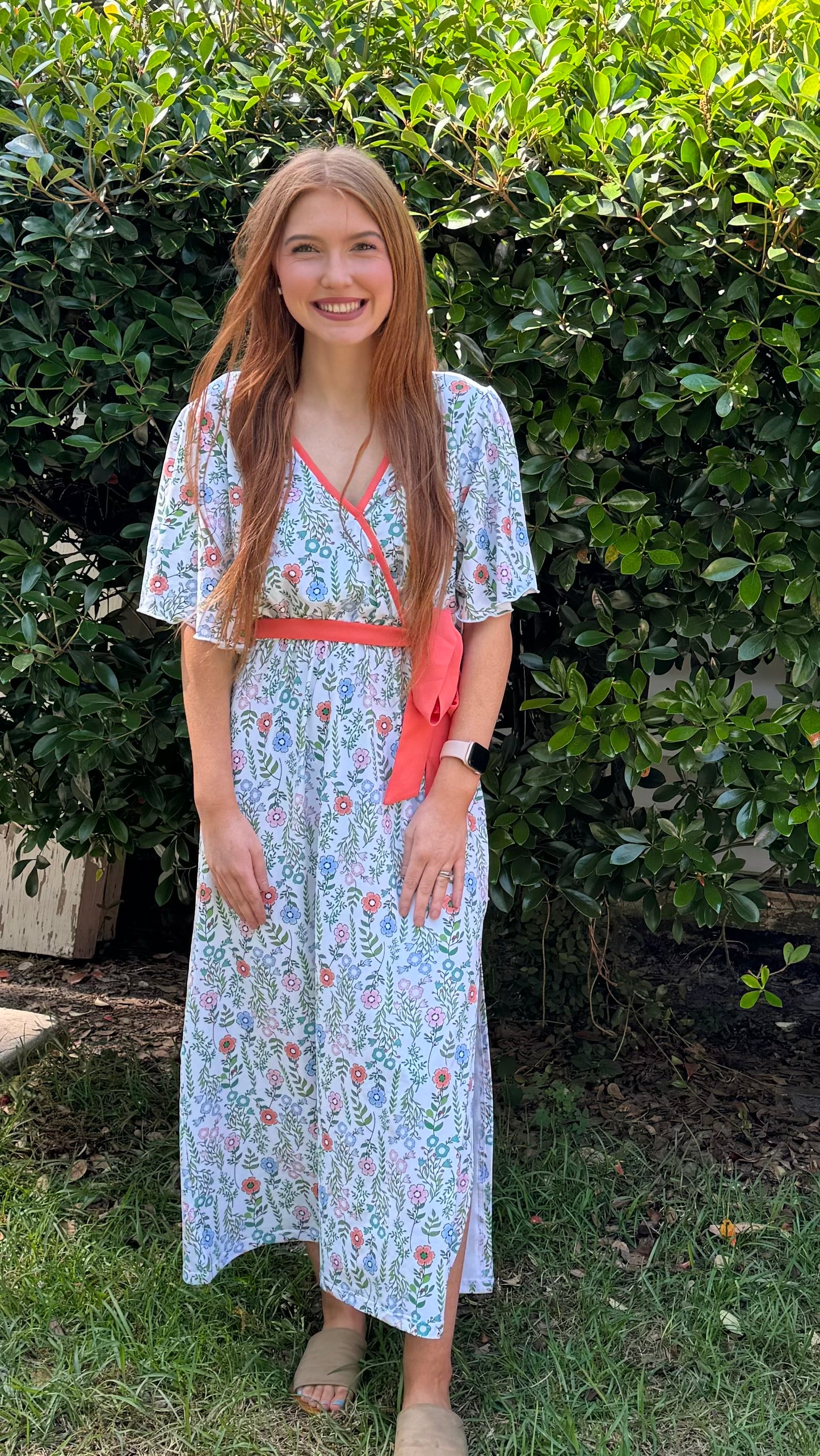 SPRING FLORAL: MOM DRESS