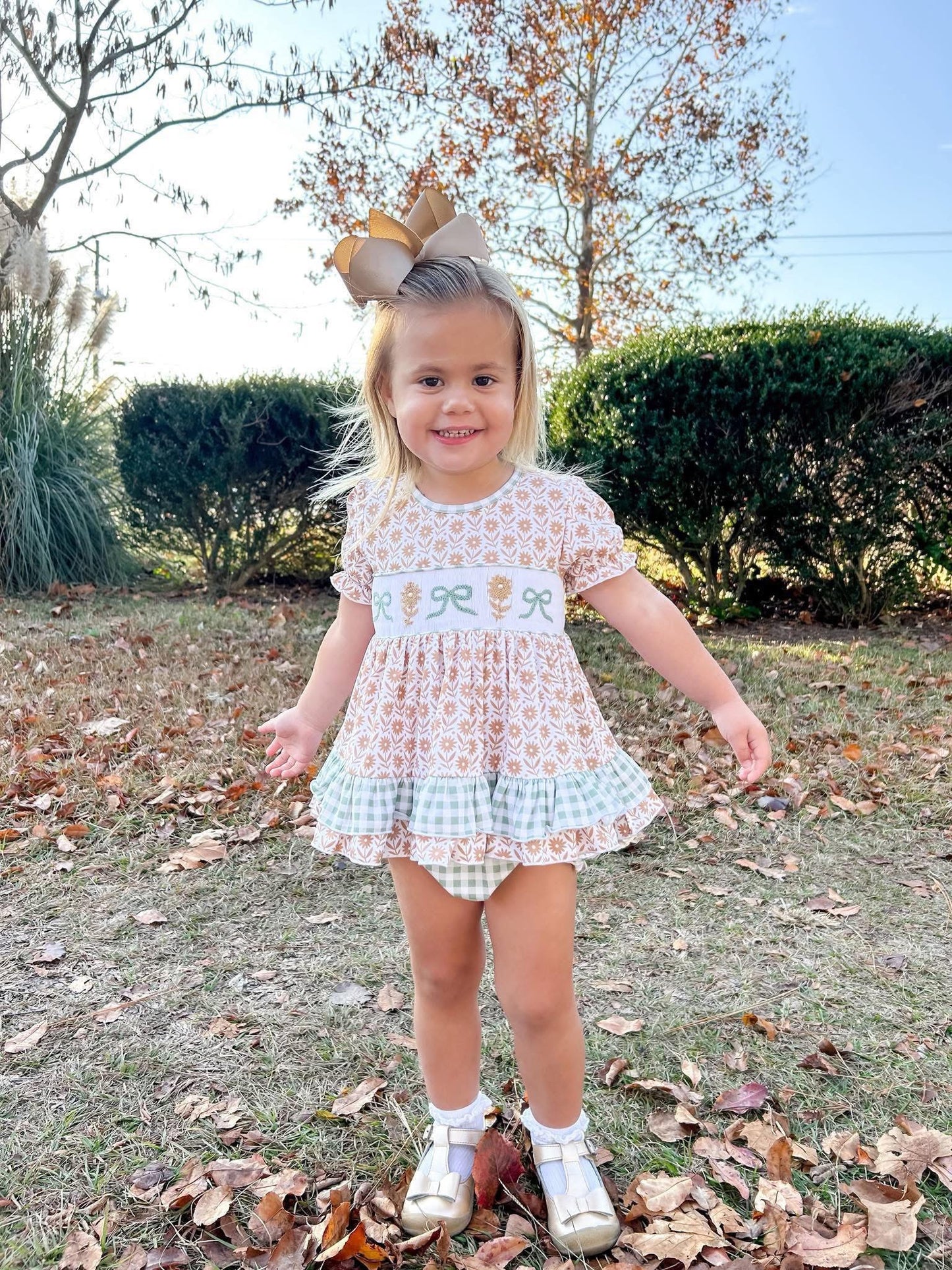 RTS: Golden Sunflower Diaper Set