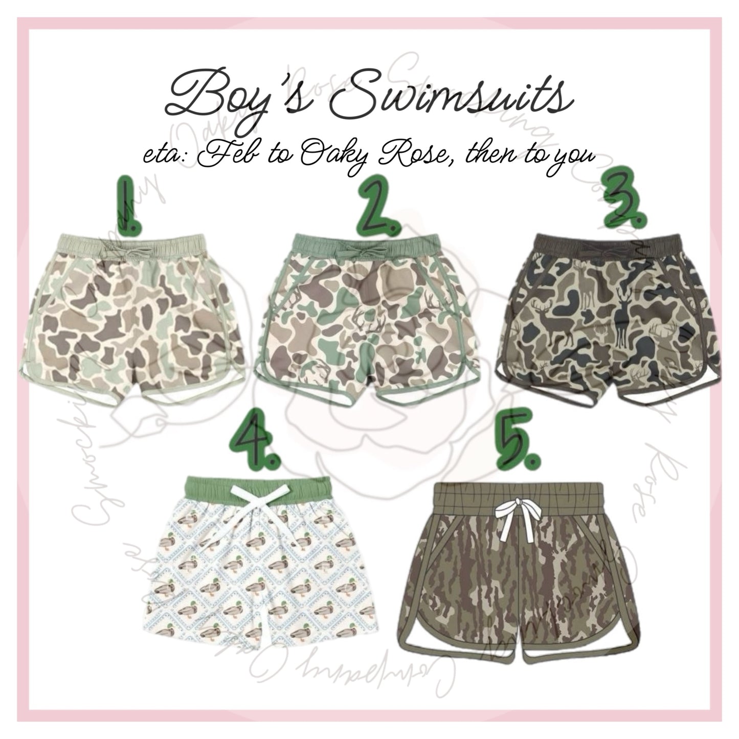 CAMO BLACK FRIDAY: Boy's Swimsuits