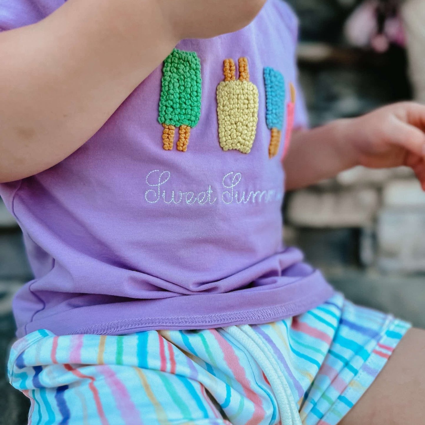 RTS: French Knot Popsicles - Boy Short Set