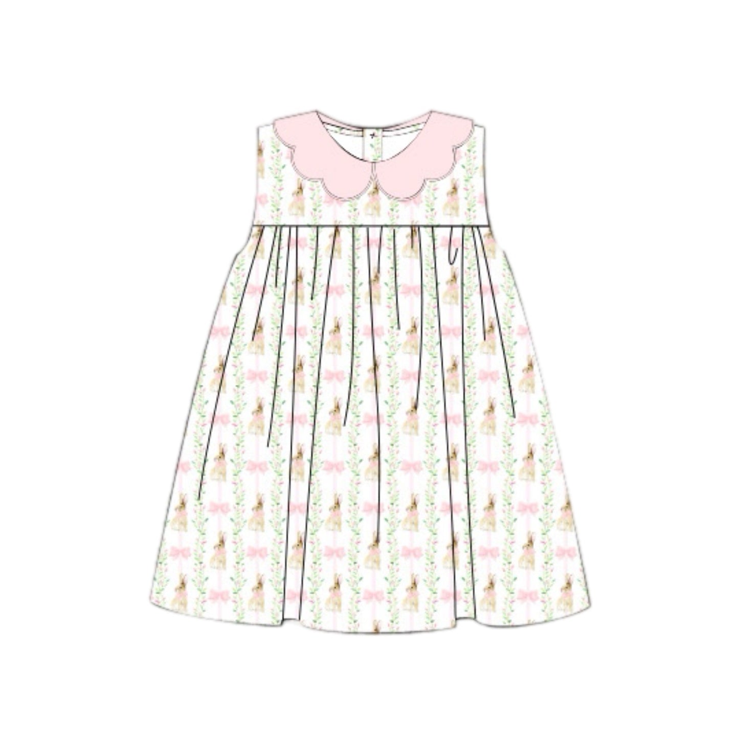 RTS: GIRLY EASTER BUNNY DRESS