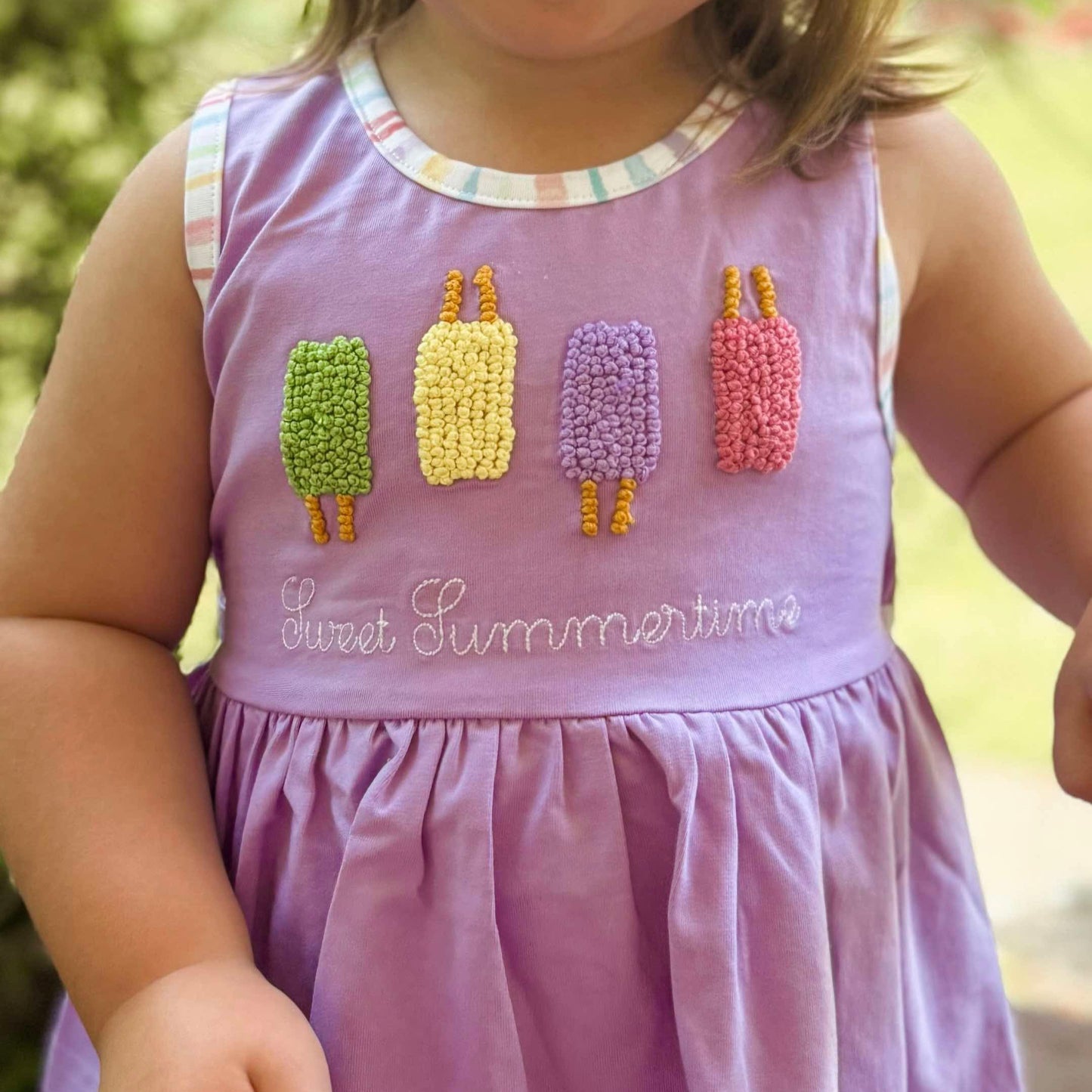 RTS: French Knot Popsicles - Girl Diaper Set