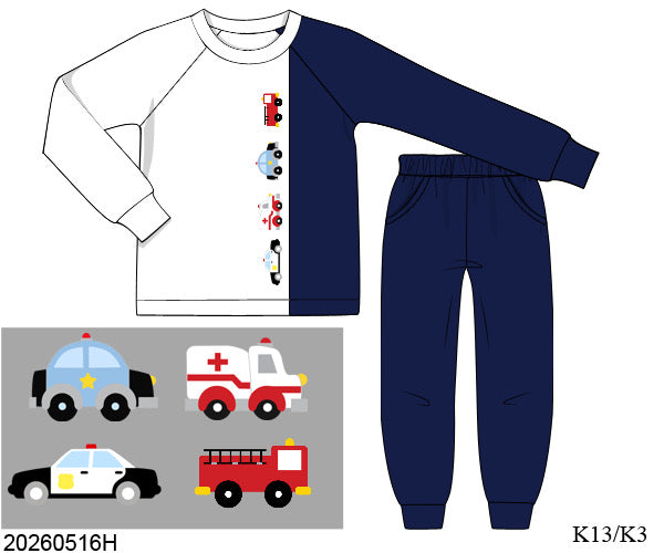 PO31: BOY'S ONLY EMERGENCY VEHICLES