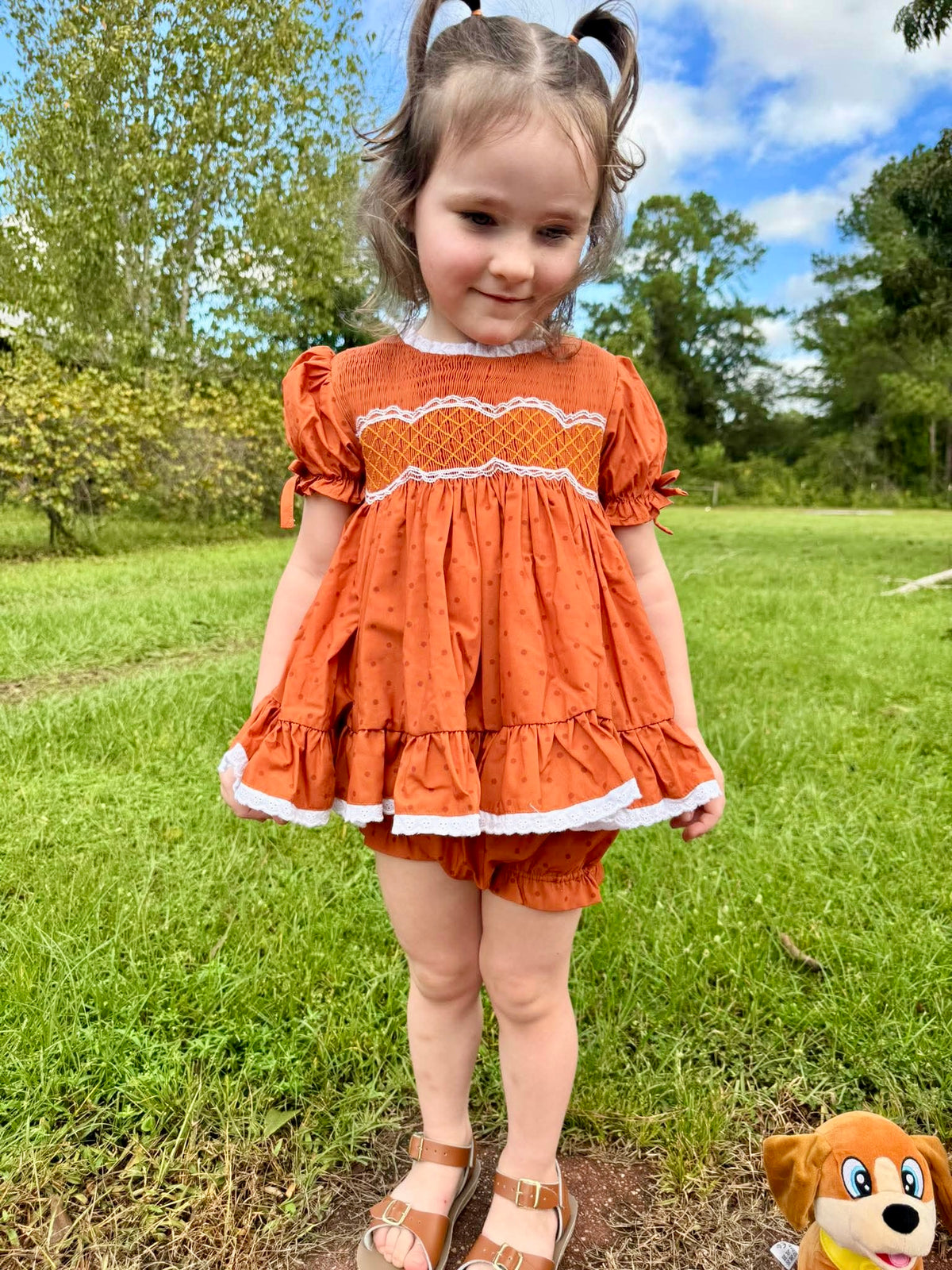 RTS:  FALL HEIRLOOMY GIRL DIAPER SET