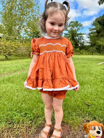 RTS:  FALL HEIRLOOMY GIRL DIAPER SET