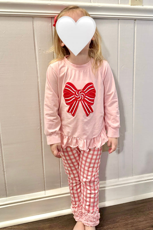 RTS: PEPPERMINT PARTY GIRL PANT SET