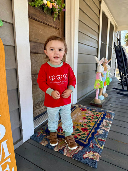 RTS: 1 JOHN 4:19 BOY JOGGER SET