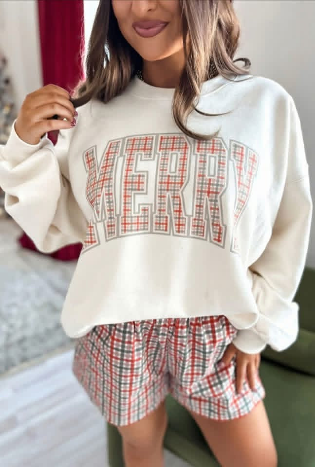Merry Sweatshirt Set