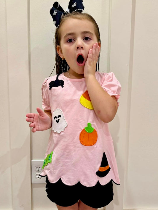 RTS: HALLOWEEN TEE GIRL