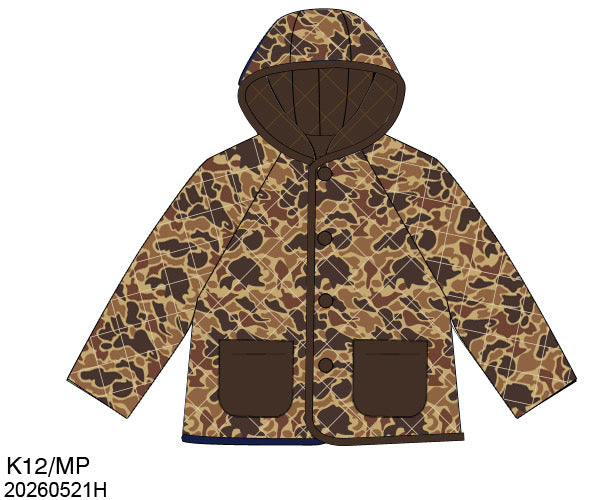 PO31: BOY WINTER COATS CAMO