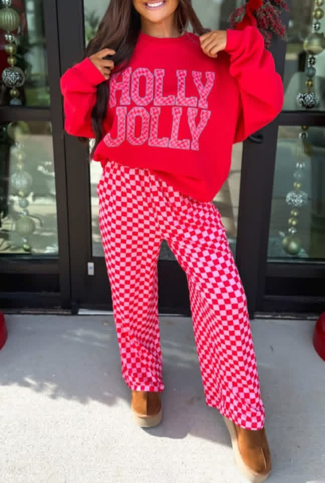 Holly Jolly Sweatshirt Pant Set