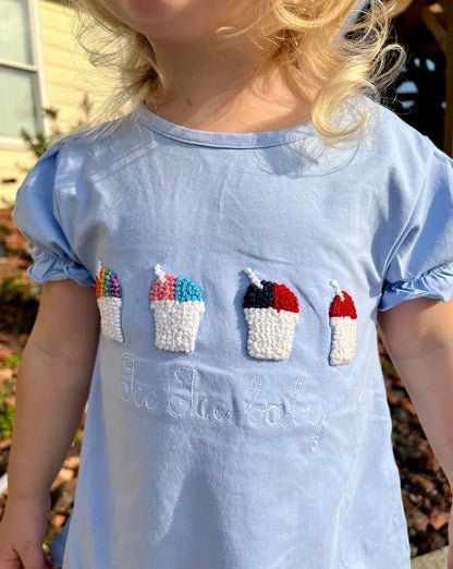 FRENCH KNOT SNOCONES GIRL