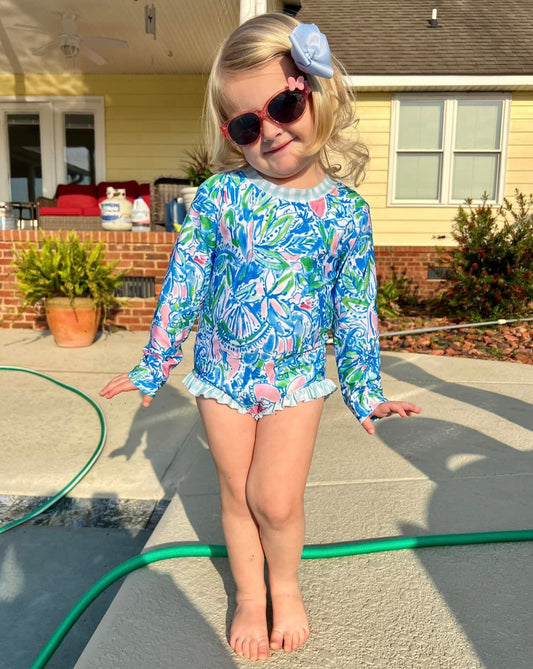 FAMILY SWIM: GIRL RASHGUARD