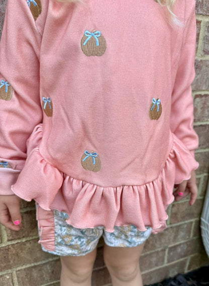 RTS: PUMPKIN PATCHES GIRL SHORT SET