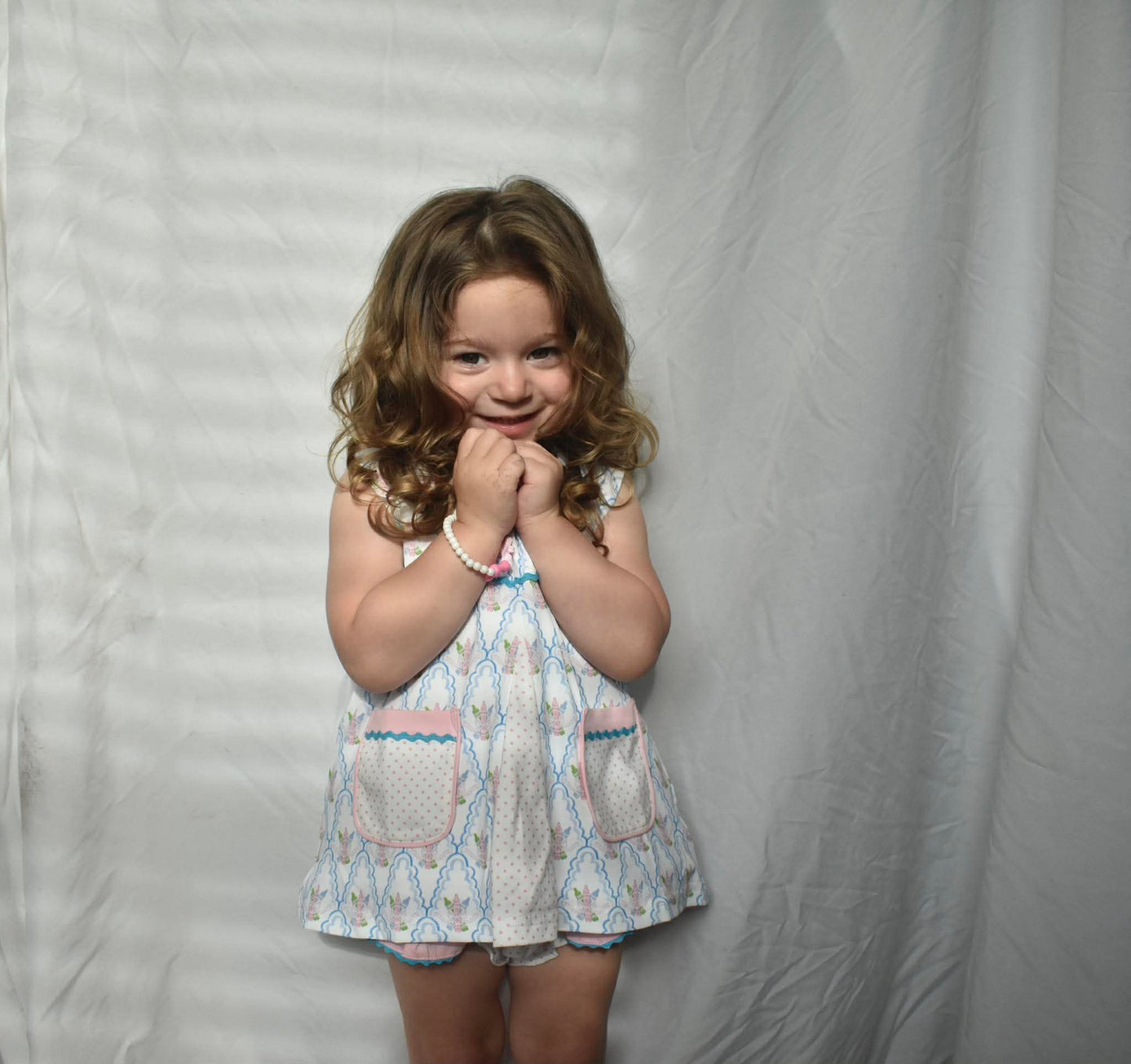 RTS: PREPPY CRAYONS GIRL DIAPER SET