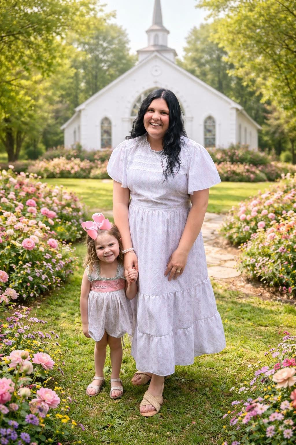 RTS: PASTEL DREAMS MOM DRESS