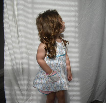 RTS: PREPPY CRAYONS GIRL DIAPER SET