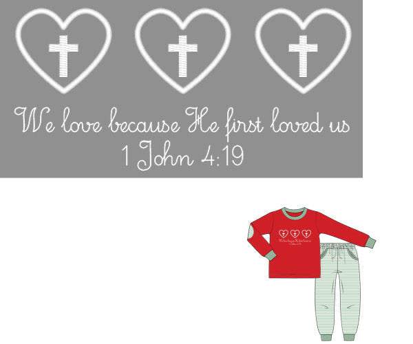 RTS: 1 JOHN 4:19 BOY JOGGER SET