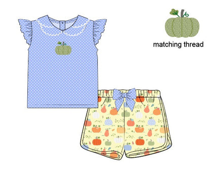 RTS: FUNKY PUMPKINS GIRL SHORT SET