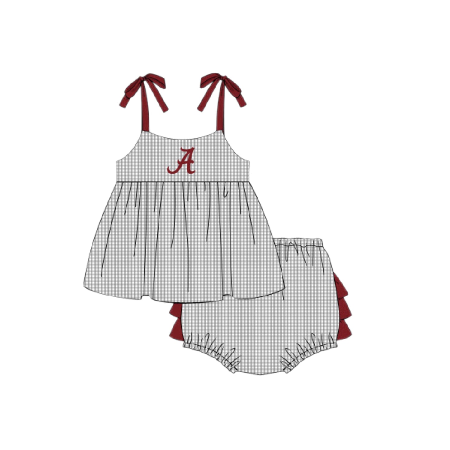 COLLEGIATE DIAPER SETS: ALABAMA