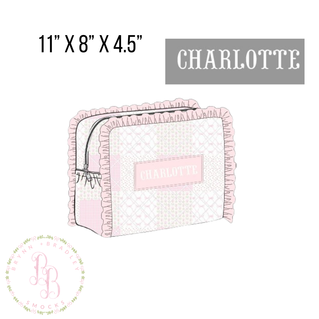 PO30: Parker’s Patchwork Smocked Accessory Bag- ETA: October