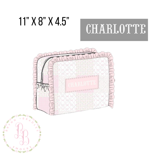 PO30: Parker’s Patchwork Smocked Accessory Bag- ETA: October
