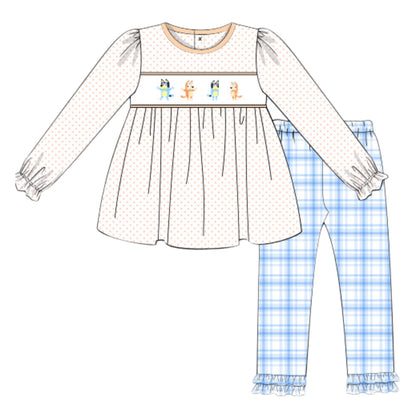 HEELER FAMILY GIRL PANT SET