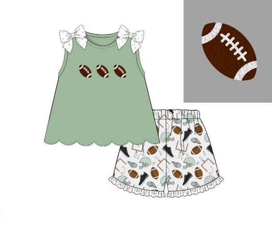 RTS: TOUCHDOWN! GIRL SHORT SET