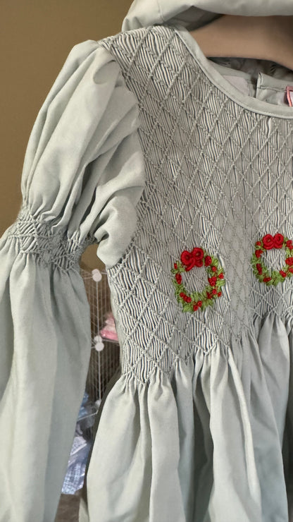 RTS: SAGE WREATHS DIAPER SET (DRESS LENGTH FOR 5T+)